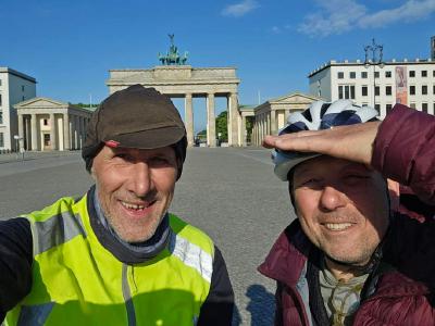 Me with Dave at the Brandenburg Gate, Berlin. Me with Dave at the Brandenburg Gate, Berlin.